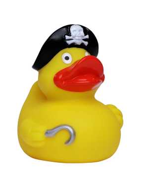 Kačička do vane (MBW Squeaky duck pirate with hat) > viacfarebná