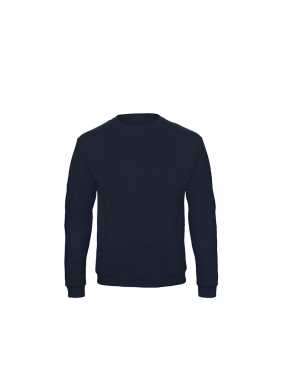 Unisex mikina (B&C Crew Neck Sweatshirt 50/50) > modrá(navy) > 4XL