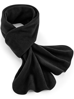 Unisex šál (Beechfield Recycled Fleece Scarf) > čierna > 170X25 CM