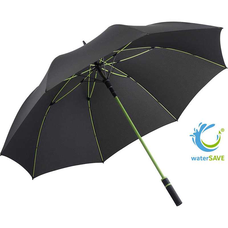 Dáždnik (FARE AC golf umbrella Style) > čierna / zelená (lime)