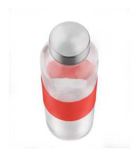 Sklenená fľaša 520 ml > červená