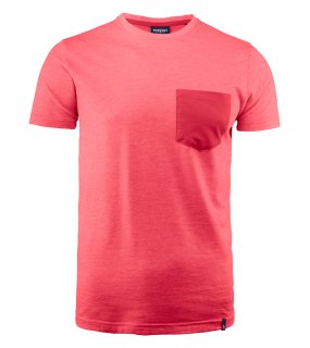 Unisex tričko (James Harvest PORTWILLOW) > červená (melange) > XL