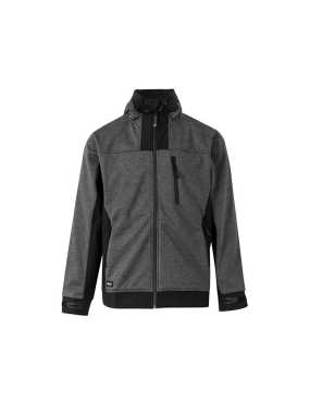 Pánska bunda (VELILLA TWO-TONE HOOD SOFT SHELL) > šedá (heather dark) / čierna > S