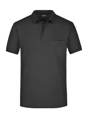 Pánska polokošeľa (JN Men's Polo Pocket) > čierna > M