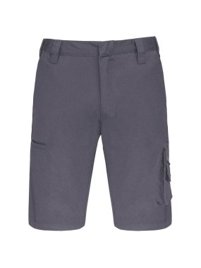 Pánske krátke nohavice ( MULTIPOCKET WORKWEAR BERMUDA SHORTS KARIBAN)>šedá (convoy)>42