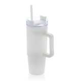 Termohrnček s madlom Tana 900ml z RCS recykl. plastu > biela
