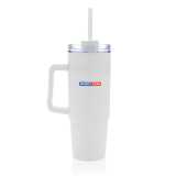 Termohrnček s madlom Tana 900ml z RCS recykl. plastu > biela