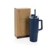 Termohrnček s madlom Tana 900ml z RCS recykl. plastu > modrá (navy)