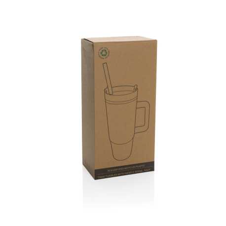 Termohrnček s madlom Tana 900ml z RCS recykl. plastu > modrá (navy)