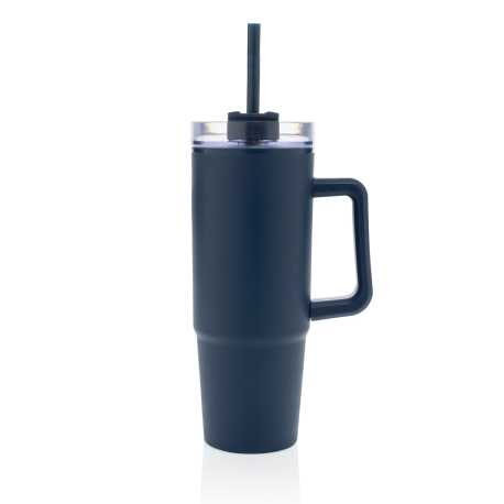 Termohrnček s madlom Tana 900ml z RCS recykl. plastu > modrá (navy)
