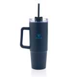 Termohrnček s madlom Tana 900ml z RCS recykl. plastu > modrá (navy)