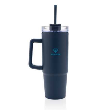 Termohrnček s madlom Tana 900ml z RCS recykl. plastu > modrá (navy)