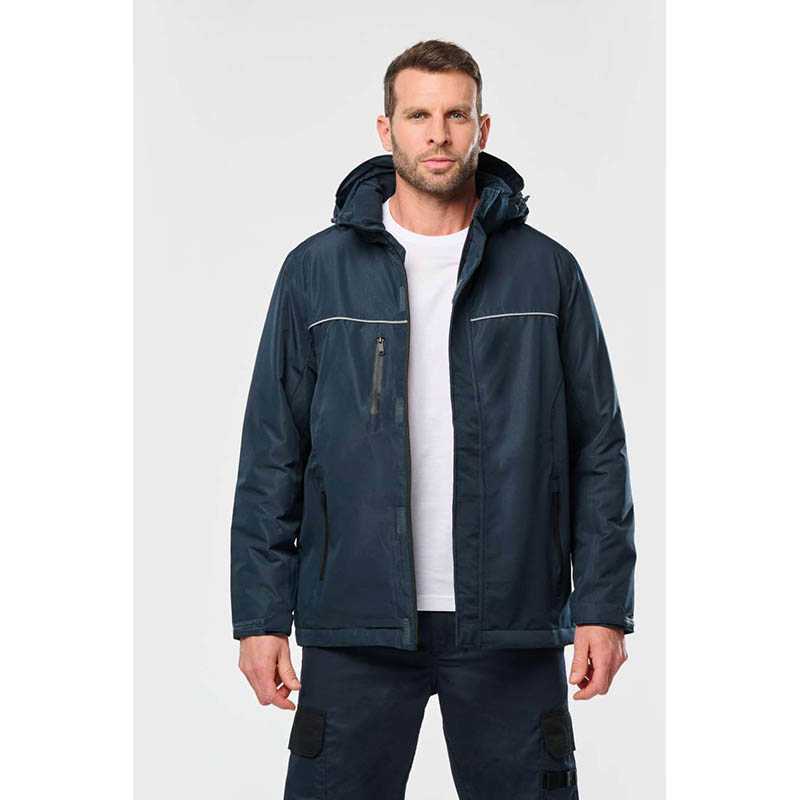 Unisex bunda (UNISEX HOODED PERFORMANCE PARKA) > čierna > XL