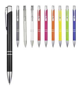 Kovové guličkové pero (čierny atrament) >čierna (solid)