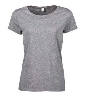 Dámske tričko (Tee Jays Womens Roll-Up Tee) > šedá (heather) > M