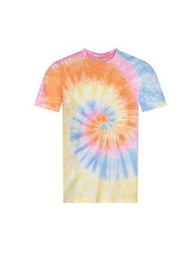 Unisex tričko (Just Ts TIE-DYE T) > žltá (tie dye swirl) > 2XL