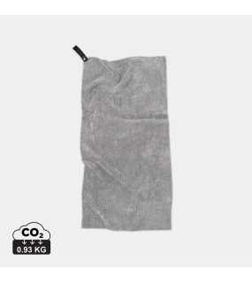 Športový uterák VINGA z GRS RPET 40x80cm > šedá