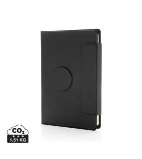 Magnetické portfólio A5 Stuart z RCS recykl. PU > čierna