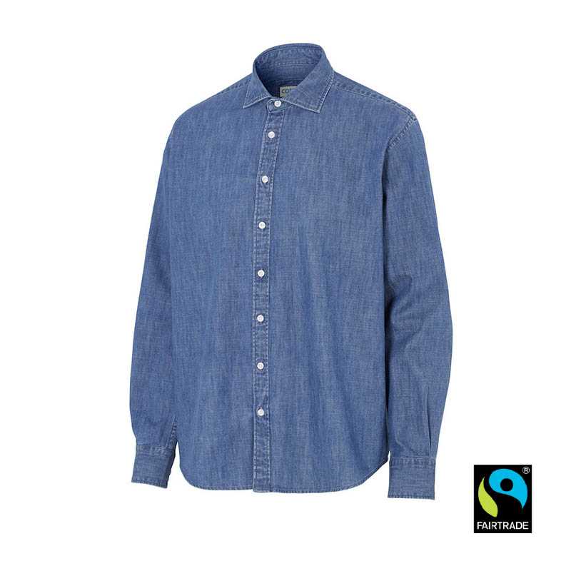 Pánska košeľa (COTTOVER DENIM COMFORT) > modrá (denim) > 36
