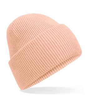 Unisex čiapka (Beechfield Classic Engineered Deep Cuffed Beanie) > oranžová (peach)