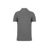 Pánska polokošeľa (KARIBAN MEN'S ORGANIC 180 PIQUÉ POLO SHIRT) > šedá (heather) > S