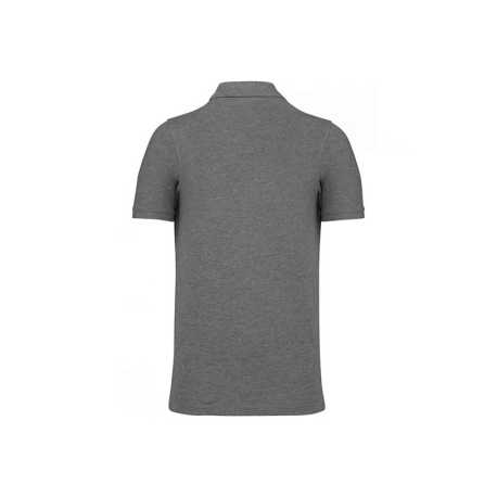 Pánska polokošeľa (KARIBAN MEN'S ORGANIC 180 PIQUÉ POLO SHIRT) > šedá (heather) > S