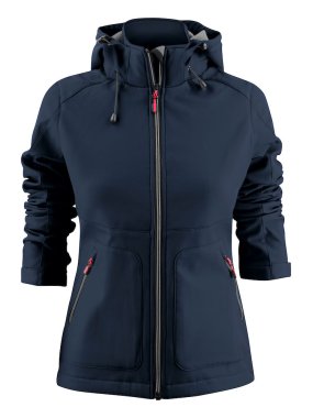 Dámska bunda (PRINTER ESSENTIALS KARTING SOFTSHELL LADY) > modrá (navy) > XL