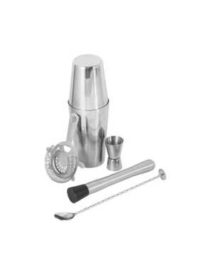 Koktejlová sada > strieborná