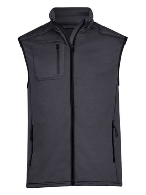 Unisex vesta (Tee Jays Stretch Fleece Bodywarmer) > šedá (dark) > 2XL
