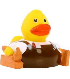 Kačička do vane (MBW Squeaky duck carpenter) > viacfarebná
