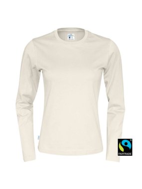 Dámske tričko (COTTOVER T-SHIRT LONG SLEEVE LADY) > biela (off) > S