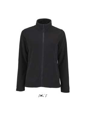 Dámska mikina (SOL'S NORMAN - WOMEN'S PLAIN FLEECE JACKET) > čierna > M