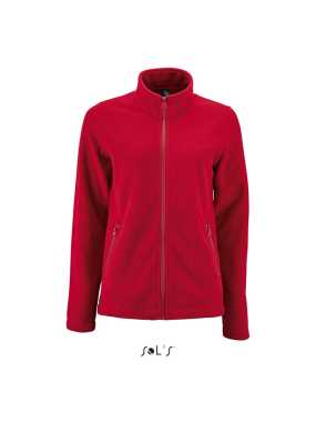 Dámska mikina (SOL'S NORMAN - WOMEN'S PLAIN FLEECE JACKET) > červená > L