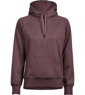 Dámska mikina (Tee Jays Womens Hooded Sweatshirt) > červená (grape) > XL