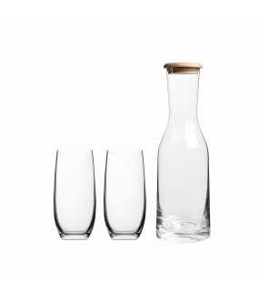 Súprava karafy a vysokých pohárov, 1,2 la 350 ml (VANILLA SEASON) > transparentná