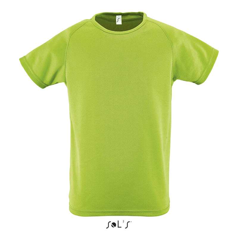 Detské tričko (SOL'S SOL’S SPORTY KIDS RAGLAN-SLEEVED T-SHIRT)>zelená (apple)>8r