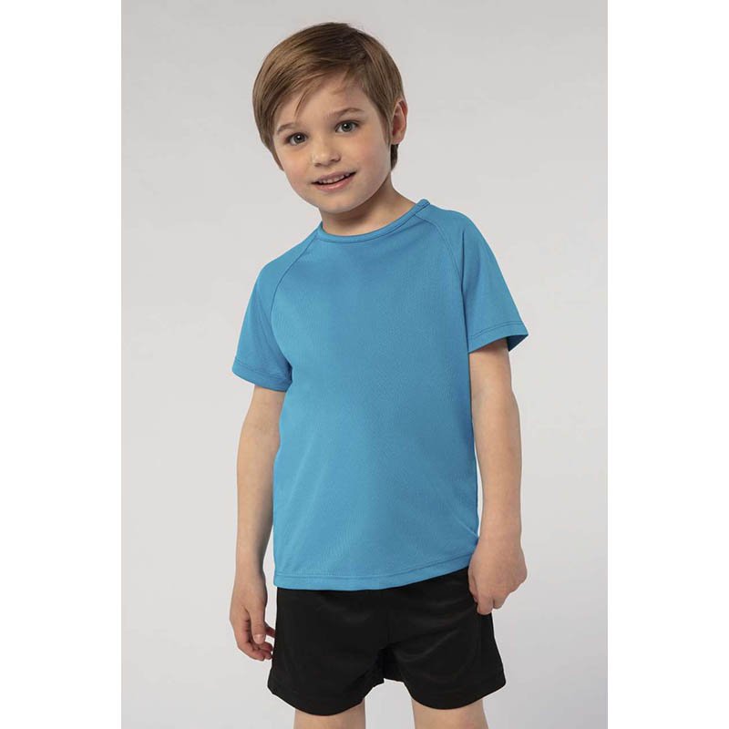 Detské tričko (SOL'S SOL’S SPORTY KIDS RAGLAN-SLEEVED T-SHIRT)>zelená (apple)>8r
