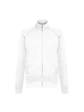 Pánska mikina (FRUIT OF THE LOOM Lightweight Sweat Jacket) > biela > M