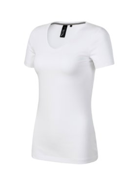 Dámske tričko (MALFINI Premium Action V-neck) > biela > 2XL
