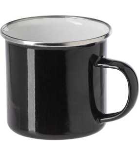 Smaltovaný hrnček na pitie (350 ml) > čierna