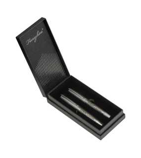 Matná písacia sada Ferraghini > šedá (potlač loga v cene)