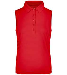 Dámska polokošeľa (DAIBER Ladies' Active Polo Sleeveless) > červená > M