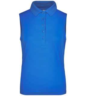 Dámska polokošeľa (JN Ladies' Active Polo Sleeveless) > modrá (cobalt) > M