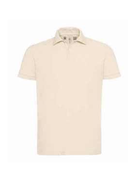 Pánska polokošeľa (B&C BIOSFAIR POLO/MEN) > béžová(natural) > XL
