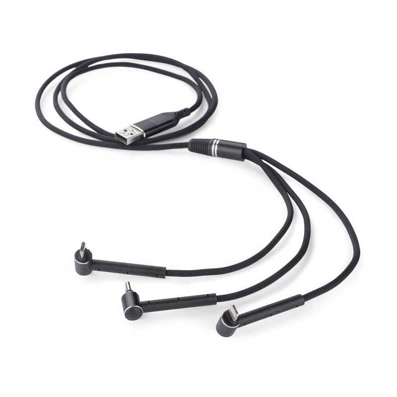 Kábel USB 6 v 1 > čierna