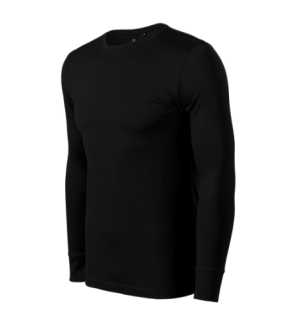 Pánske tričko (MALFINI Premium Merino Rise LS) > čierna > 2XL