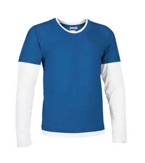 Unisex tričko (DENVER) > modrá (royal) / biela > XL