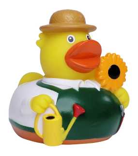 Kačička do vane (MBW Squeaky duck gardener) > viacfarebná