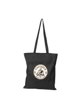 Farebná bavlnená taška  > čierna (potlač loga v cene)