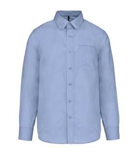 Pánska košeľa (KARIBAN MENS LONG SLEEVE SHIRT) > modrá (bright sky) > M